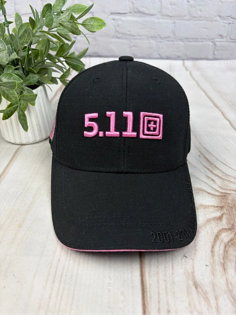 NEW 5.11 Tactical Limited Edition 9/11 ‘Never Forget’ Baseball Cap Black/Pink OS